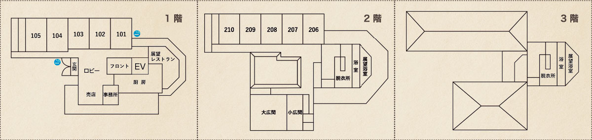 館内図 INSIDE THE HALL