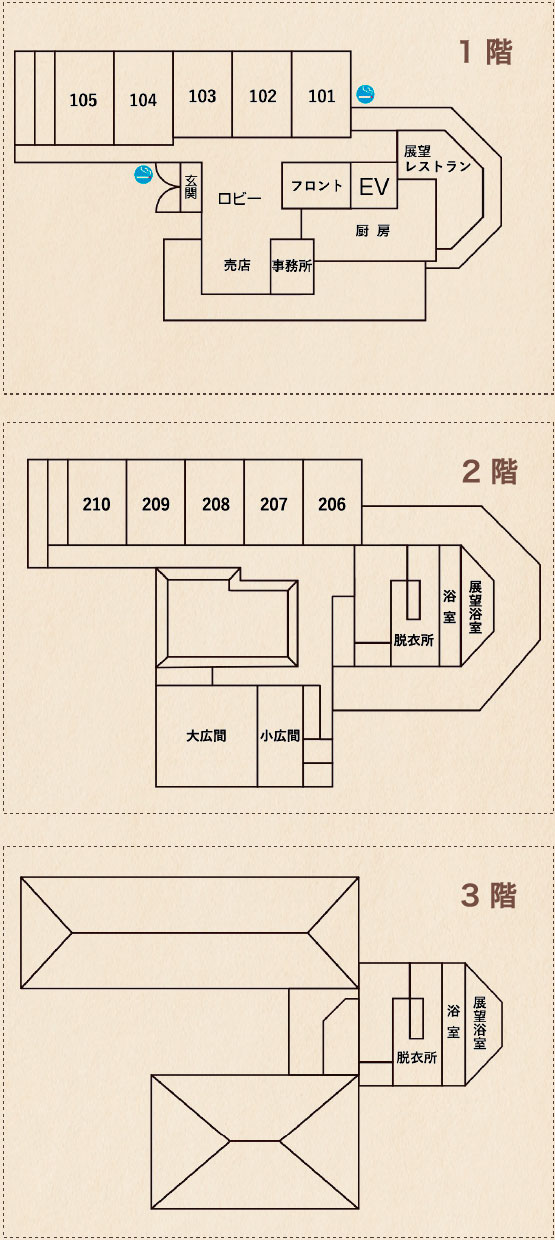 館内図 INSIDE THE HALL