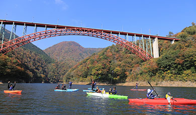 SUP〈三段峡・龍姫湖〉